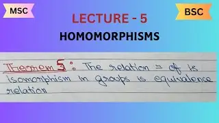 the relation of isomorphism in groups is equivalence relation #algebra #maths