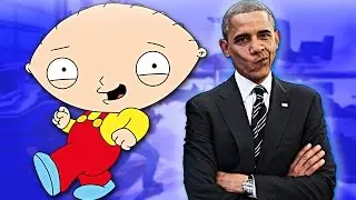 Stewie Griffin Meets Barack Obama! (Family Guy Voice Trolling)
