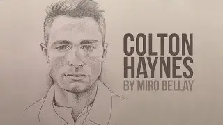 Colton Haynes Drawing | Miro Bellay