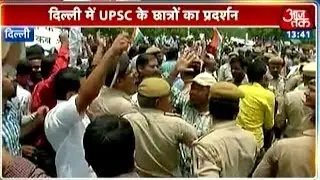 Delhi: Four metro stations shut as UPSC students stage protest