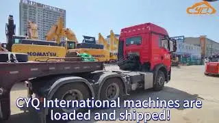 Used machines loaded and shipped#shantui #bulldozer #usedmachine #catexcavator #320d #usedexcavator