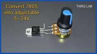 How to convert 7805 into adjustable voltage regulator