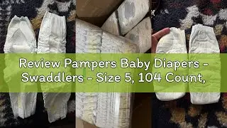 Review Pampers Baby Diapers - Swaddlers - Size 5, 104 Count, Ultra Absorbent Disposable Infant Diape
