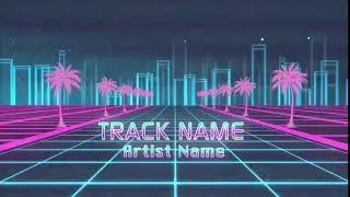 Synth-wave Visualizer (Create music visualizer with vidsbeats.)