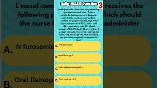 Medical Surgical NCLEX Practice Questions with Answers & Rationales Priority & Critical Thinking NGN