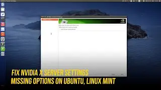 Как исправить ошибку, из-за которой в настройках сервера NVIDIA X отображаются только профили Pri...
