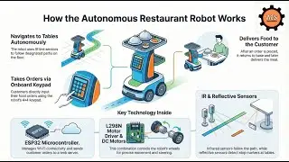 Line Following Robot For Restaurant Management | M S Innovations