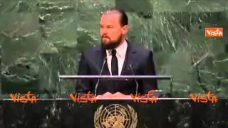 DI CAPRIO ALL'ONU GOVERNI E INDUSTRIE DEVONO AGIRE ORA 23-09-14
