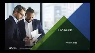 NSX 4.0 - NSX design