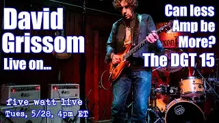 David Grissom Live: How much Amp is Enough?