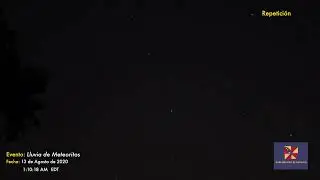 Lluvia de Meteoritos 2020 Perseid