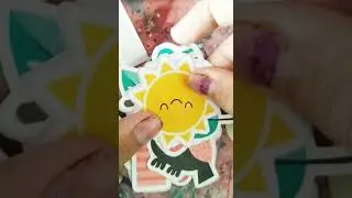 Unboxing A Tropical Sticker set! 🍍🍌