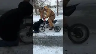 125cc dirtbike burnout fail #subscribe #banned #kentucky #dirtbike #burnout #fail #gonewrong