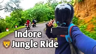 No traffic, no noise, Indore&rsquo;s beautiful #jungle road 🏍️ #ridewithmohit #NatureLovers #IndoreRiders