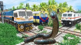 ANGRY ANACONDA vs TRAIN | Can a Giant Snake Stop the Train?!