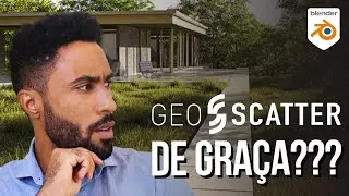 ✅O MELHOR Addon de Vegetação do Blender - Geo Scatter