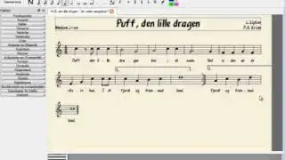Sangtekst i MuseScore