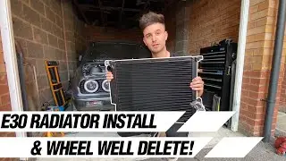 BMW E30 M54 RADIATOR INSTALL & WHEEL WELL DELETE