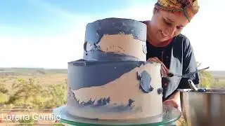 BOLO DE DOIS ANDARES MASCULINO R&Uacute;STICO PARA O ANIVERS&Aacute;RIO DE 18 ANOS DO TETEU
