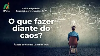 CULTO VESPERTINO - 28/12/2025