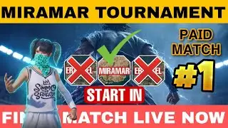 Miramar BGMI Custom Room Tournament | Full Action Gameplay | Slash YT