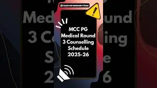 NEET PG 2025-26 Round 3 Counselling Full Schedule | Registration, Choices, Results & Reporting Dates