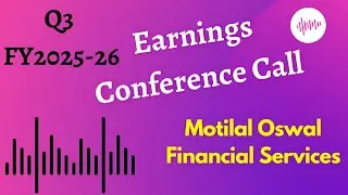 Motilal Oswal Financial Services share Q3 FY2025-26 Earnings Conference Call ||
