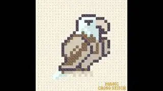 Magic Cross Stitch - Edgar The American King Of Eagle Pics (Animals Pics) Just Easy Pics