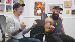 Benching Aleks, Squatting Garrett • Muscle Party Stream Highlights