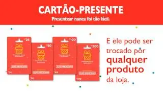 Cart&atilde;o-Presente Lojas Americanas