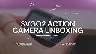 Распаковка экшн-камеры SVGo2, первое впечатление и краткое руководство