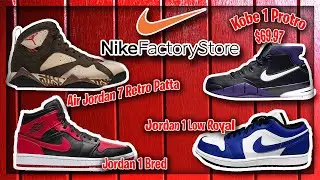 Kobe 1 Protro $69.97, 20% Off Sale, Jordan 1 Breds & Low Royal, Jordan 7 Patta | Nike Factory Store