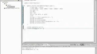 Java Tutorial - 2 - Creating and printing data