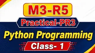 Python Practical |O level Python Practical M3 R5 Practical 
