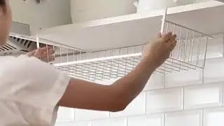 Under shelf basket combo of 2 baskets Material:  Stainless Steel