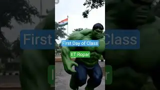 First day of Class #iitropar #rain #raining #rupnagar