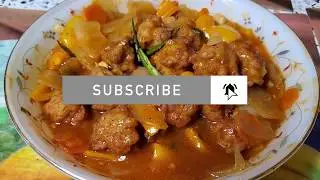 easy Chinese sour and sweet prawn balls//nazma kitchen