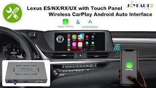How to Intsall JoyeAuto Wireless CarPlay and Android Auto Upgrade for Lexus ES300 NX