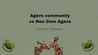 Agere community vs going non com