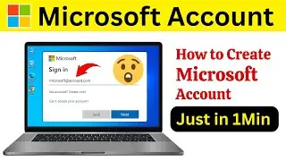 BEST Way to Create a Microsoft Account on Your Laptop NOW
