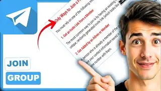 Как присоединиться к закрытой группе в Telegram без ссылки (самый простой способ) (руководство 20...
