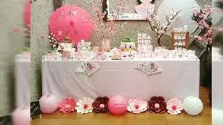 Mesa de Dulces para XV A&ntilde;os, tem&aacute;tica Cherry Blossom 🌸 / Candy Bar Cherry Blossom