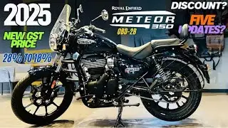 New Meteor 350 Royal Enfield 2025 Latest Price After GST 2.0 | Shocking Update! BIG Discount