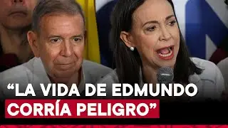 María Corina Machado se pronuncia tras salida de Edmundo González de Venezuela a España
