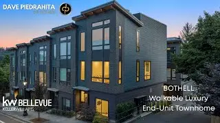 Walkable Luxury End-Unit Townhome &ndash; Downtown Bothell | 3BR, 3BA | Rooftop Deck
