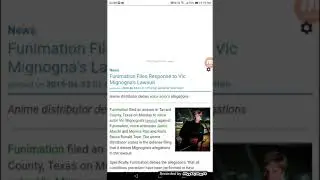 Funimation Files Response to Vic Mignogna's Lawsuit