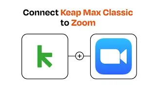How to connect Keap Max Classic to Zoom - Easy Integration