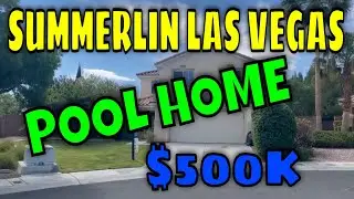 Summerlin Las Vegas - POOL HOME priced at $500k