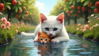Mama Cat Rescues Her Kitten from Drowning + Kitten Saved from Eagle by Hero Stork + More