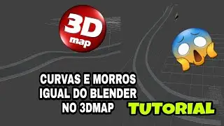tutorial de como fazer curvas e morros suaves  no 3dmap para o proton bus